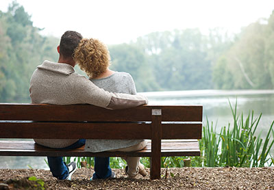 Couple On Bench